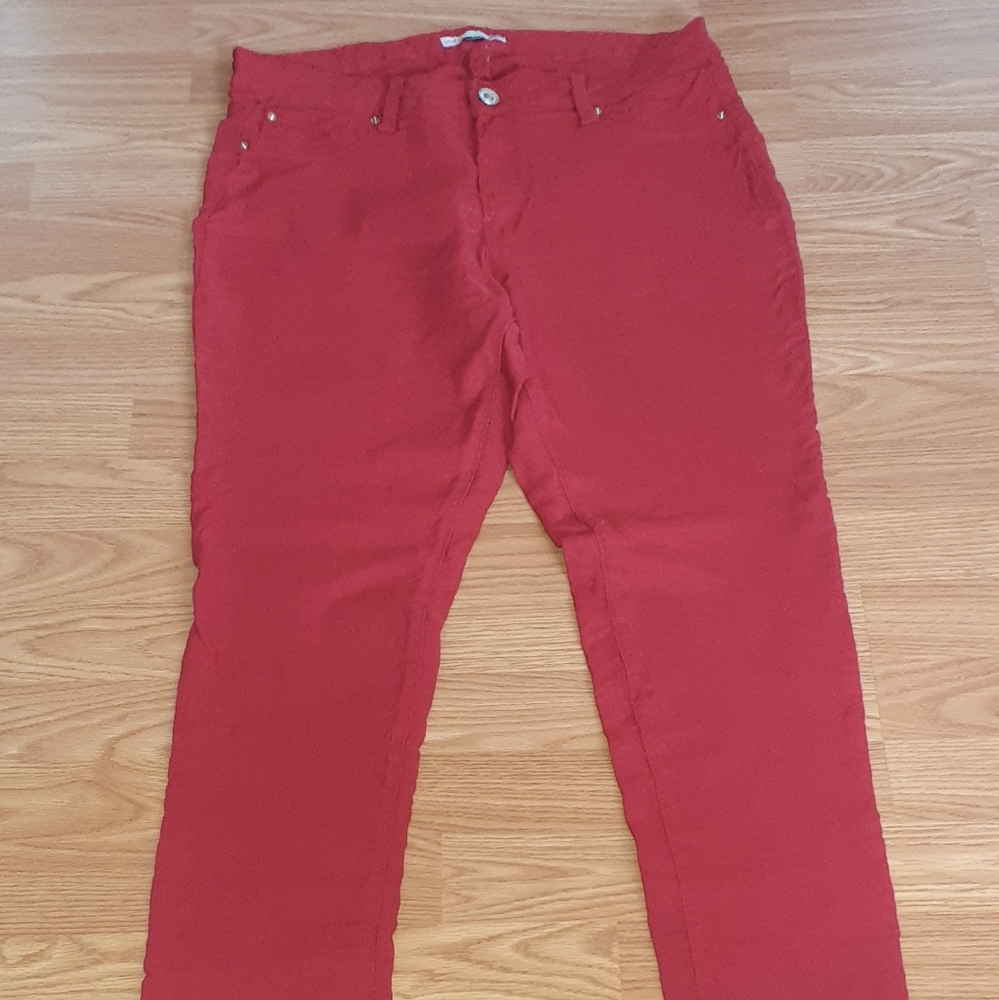 Red Strechy and Comfortable pants